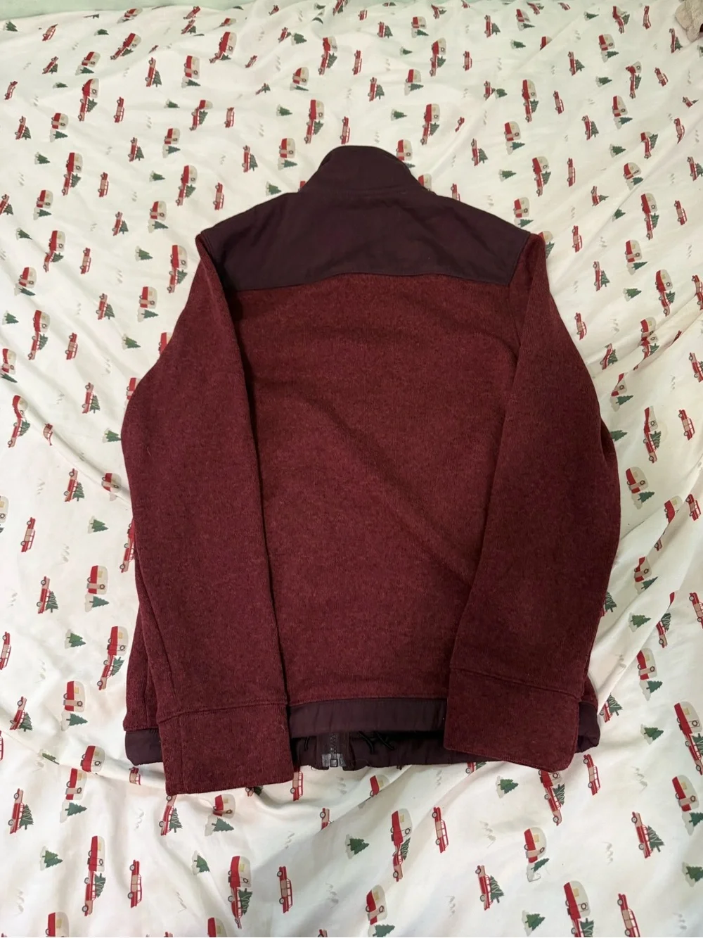 Goodfellow & Co Burgundy Full-Zip Performance Jacket